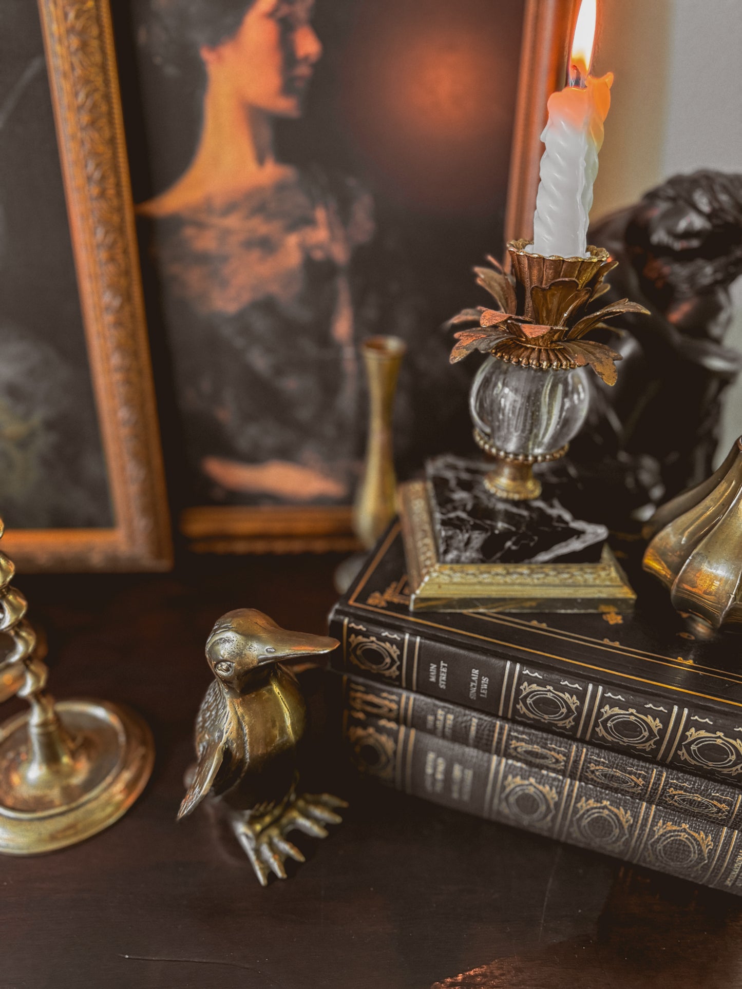 Mid-Century Modern Brass Penguin
