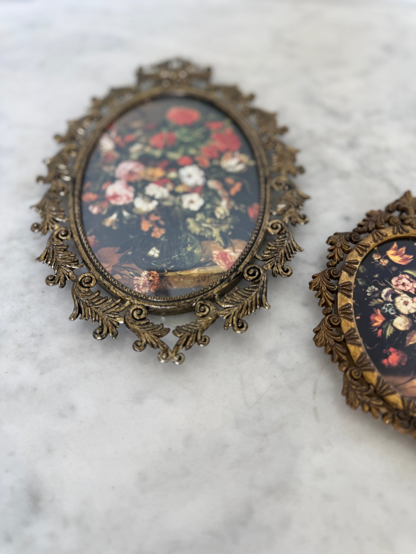 Antique, Vintage, Forgotten Fineries, Brass, Home Decor, Art, Framed artwork, Antique Artwork, Ornate