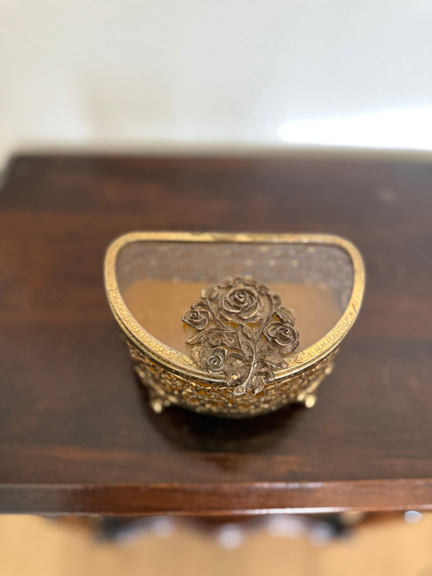 Antique Ormolu Gold Casket