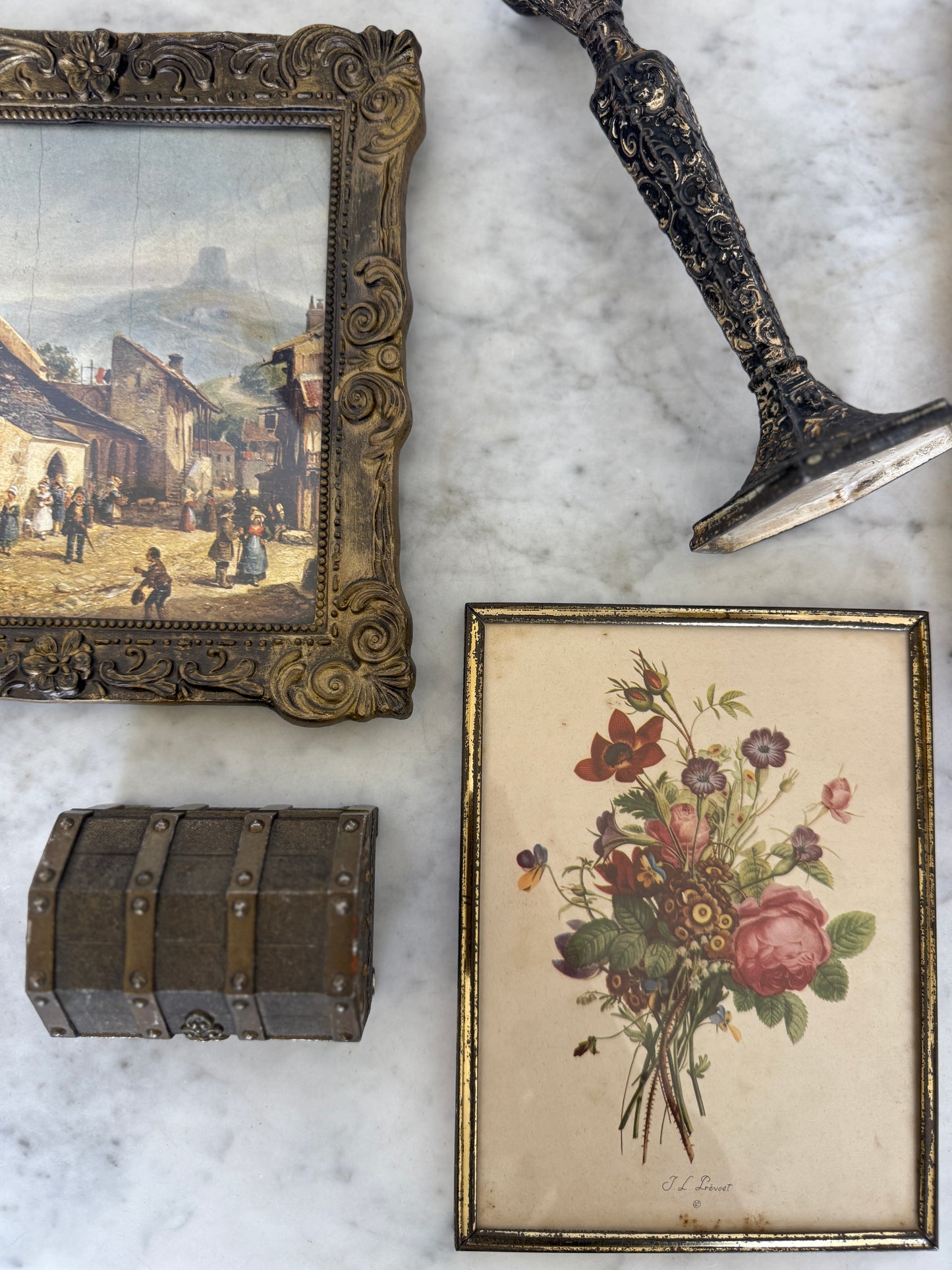 Antique, Vintage, Forgotten Fineries, Home Decor, Ornate, Jewlery Box, Velvet Lining