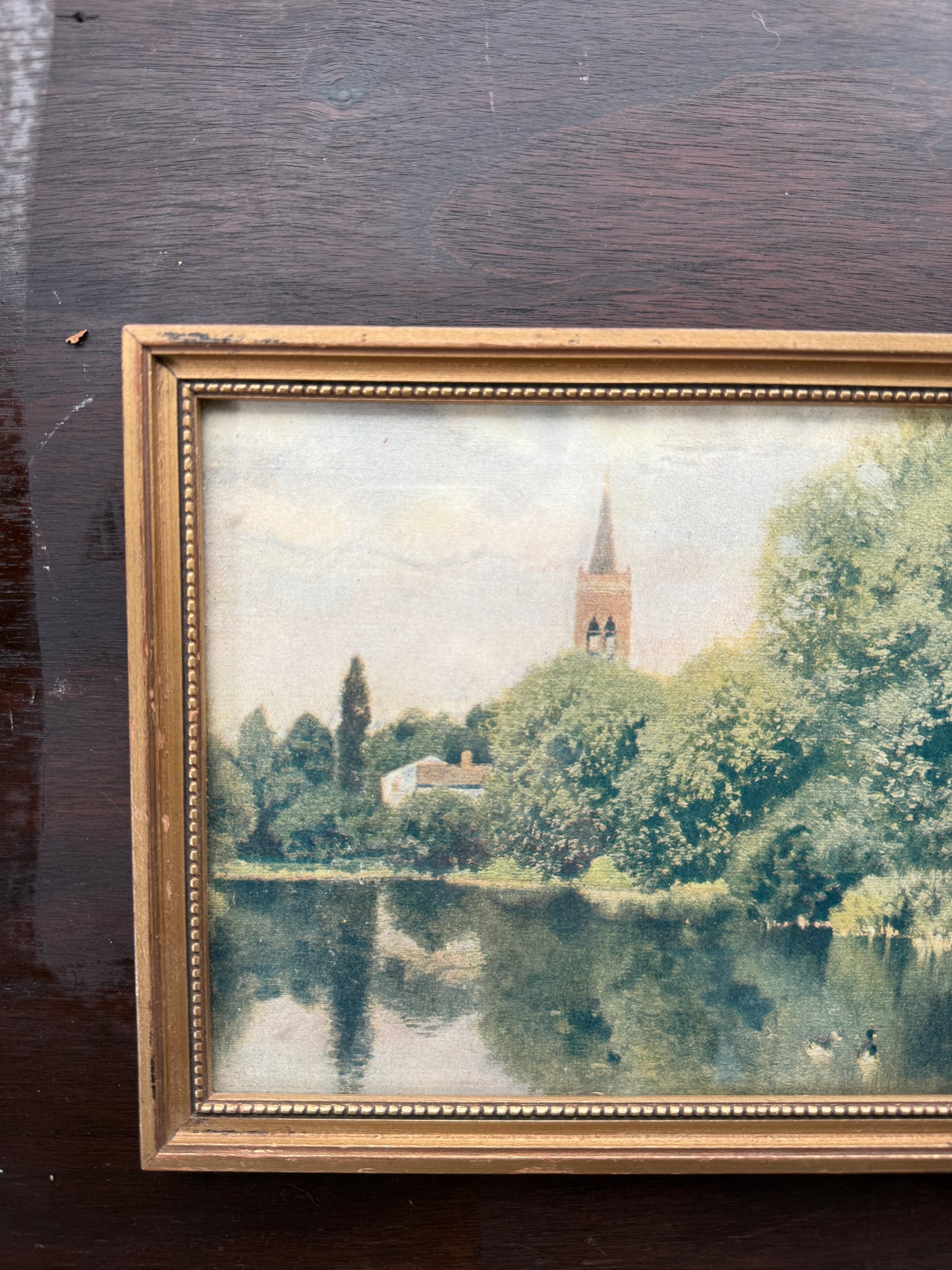 Edge of the Village Framed Print