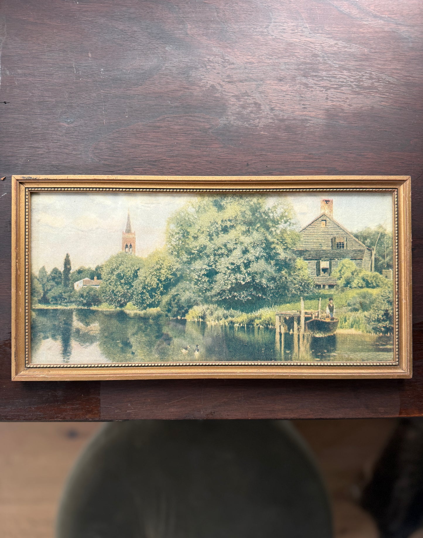 Edge of the Village Framed Print