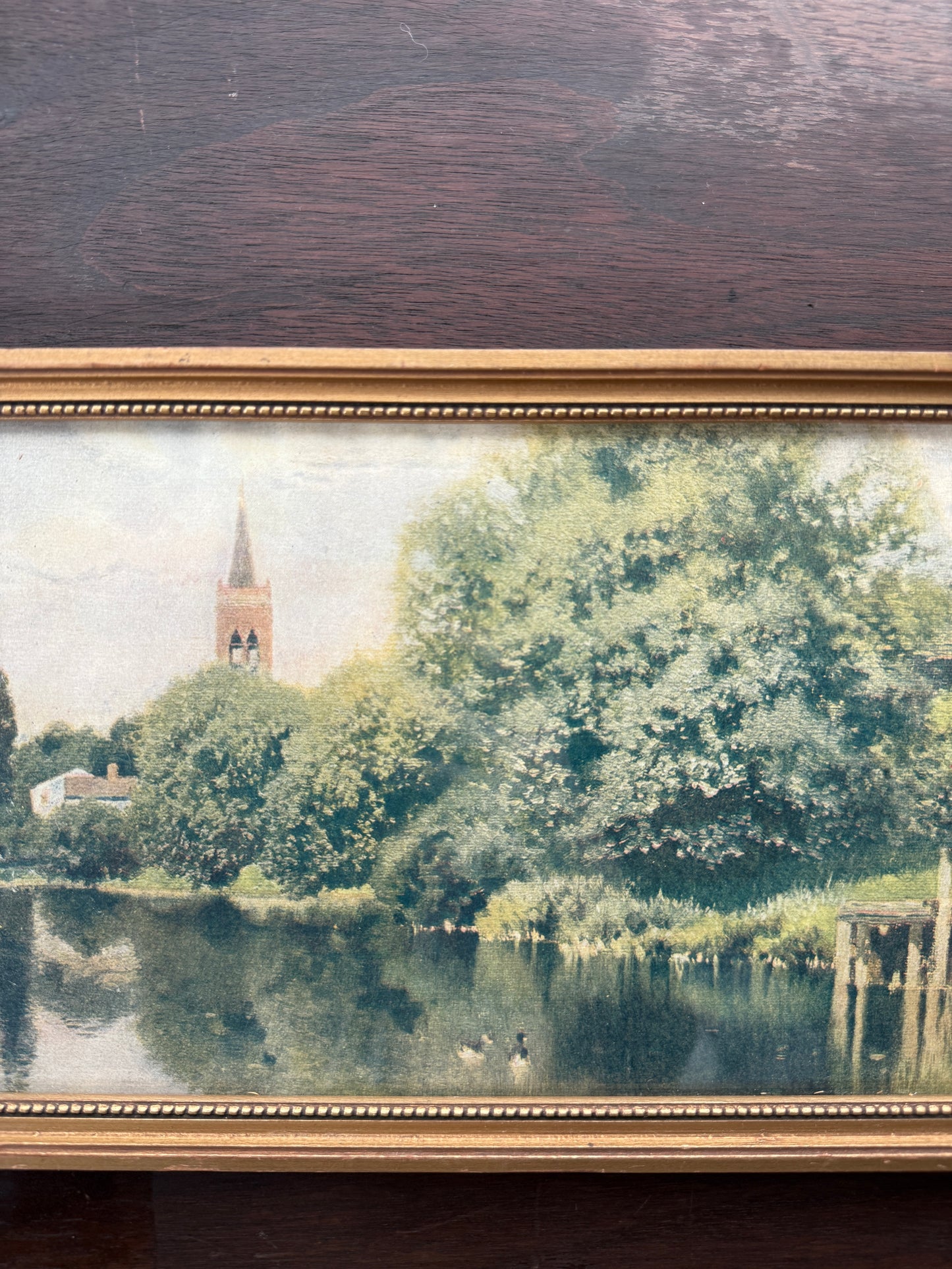 Edge of the Village Framed Print