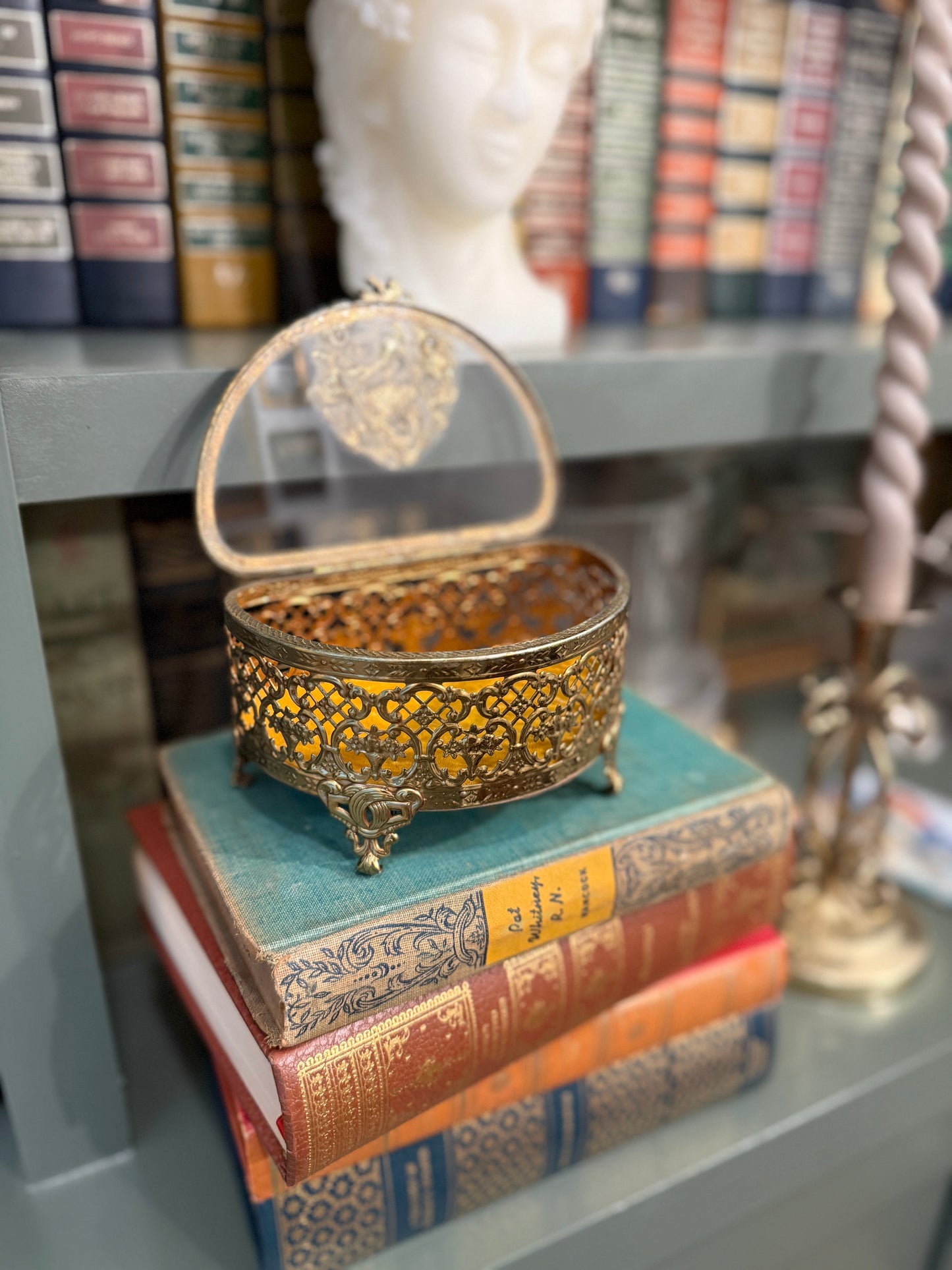 Antique Ormolu Gold Casket