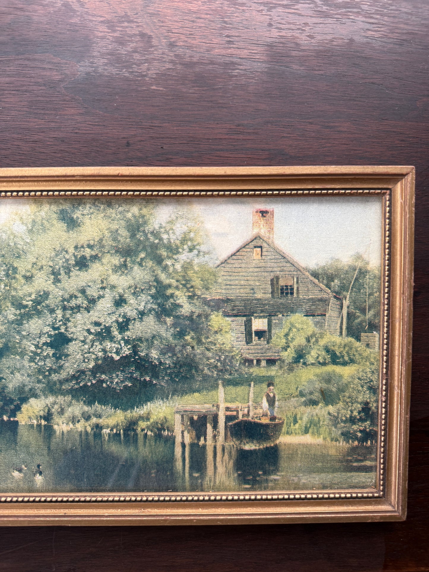 Edge of the Village Framed Print