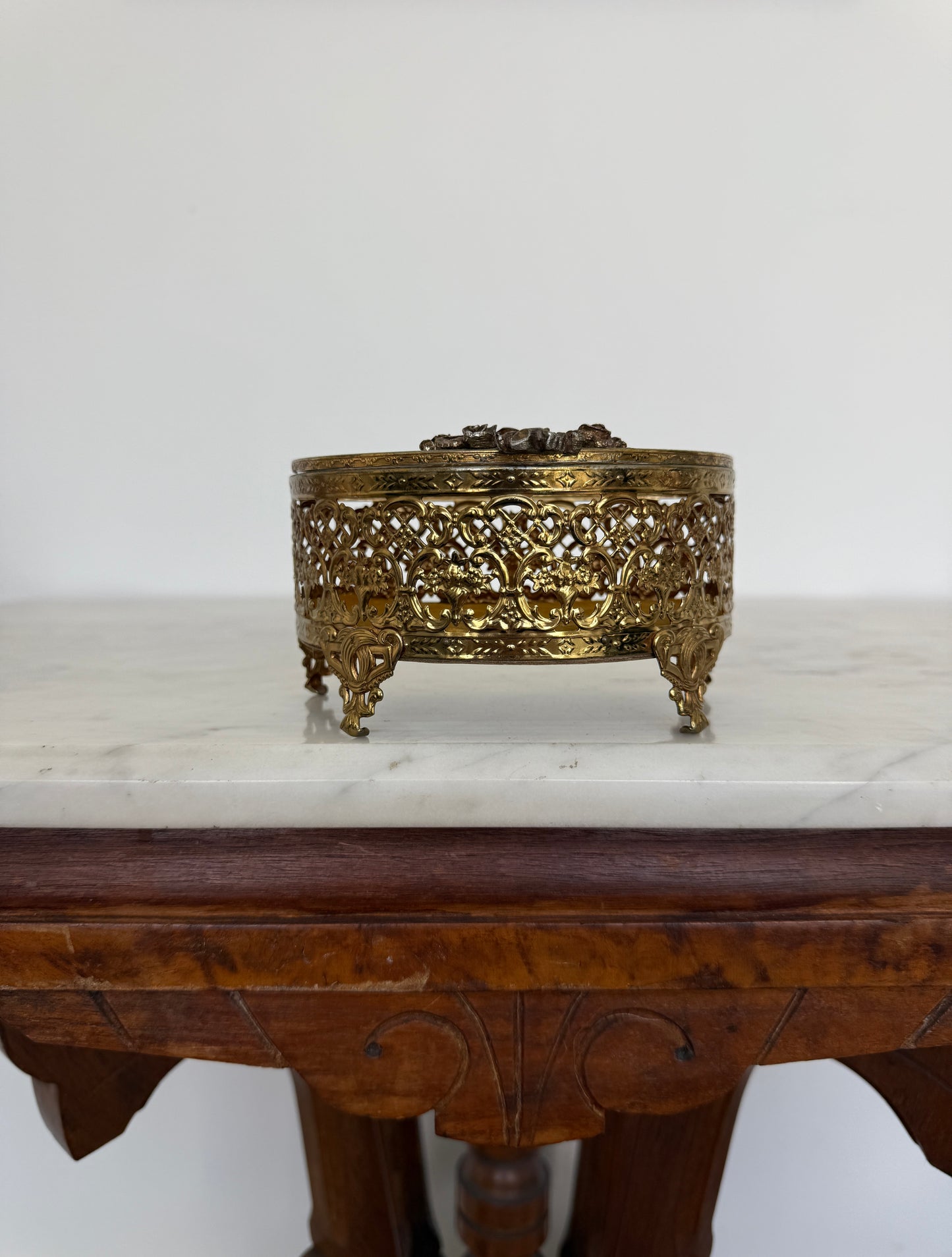 Antique Ormolu Gold Casket