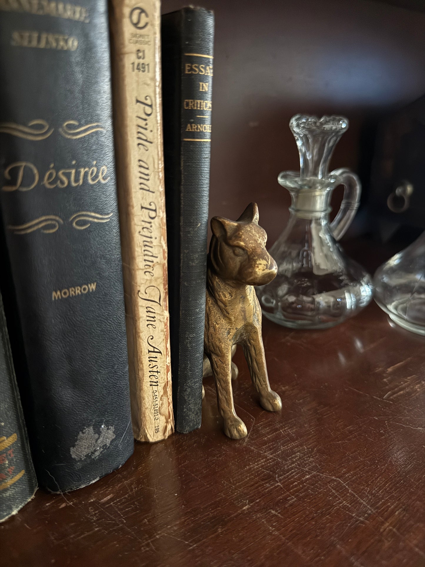 Brass Dog Statue