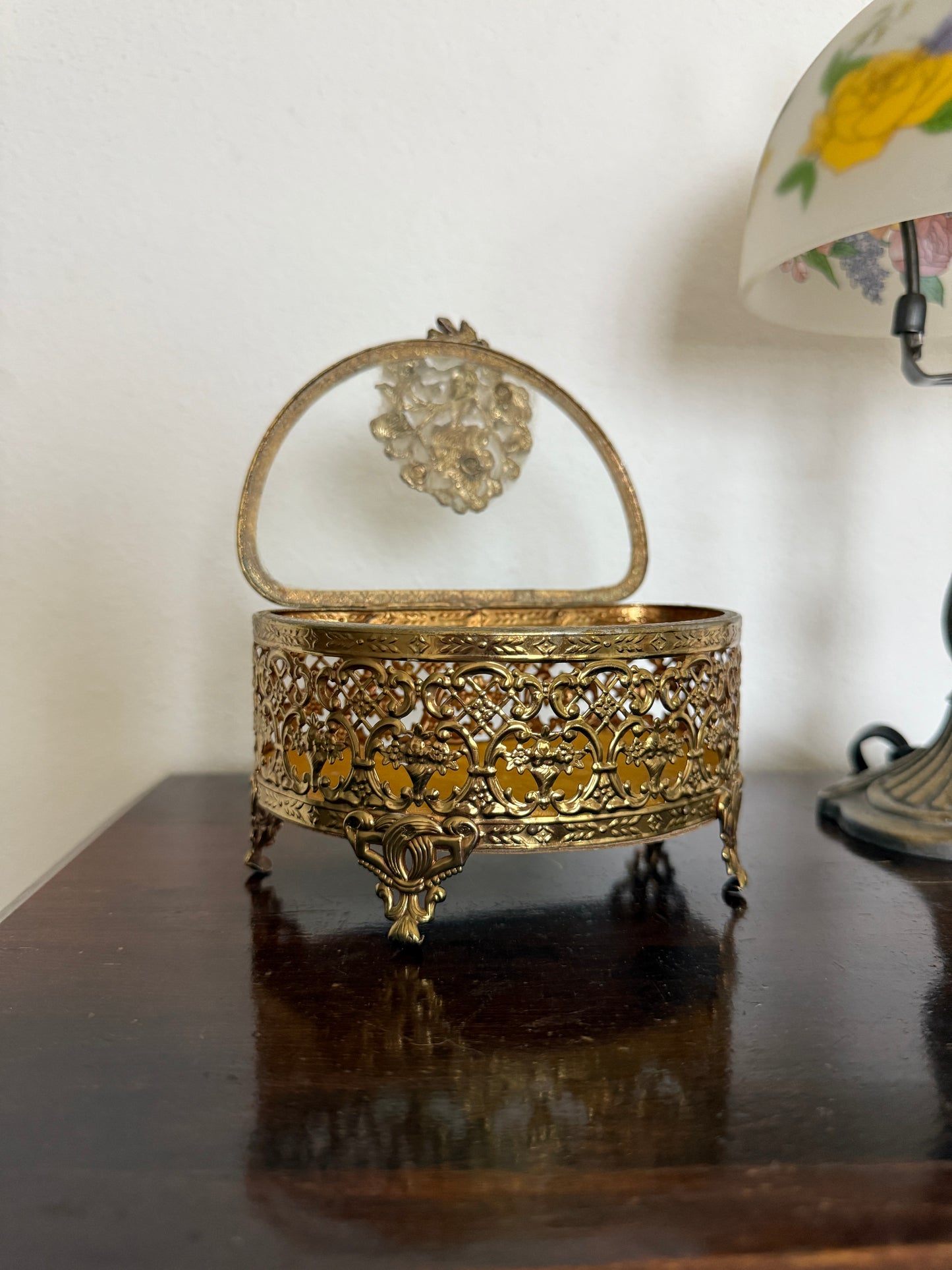 Antique Ormolu Gold Casket