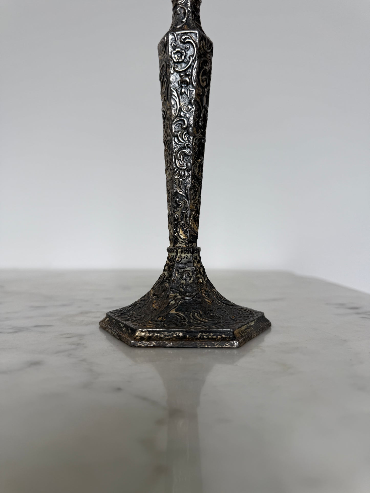 Antique, Vintage, Forgotten Fineries, Home Decor, Candlestick Holder, Chamberstick, Ornate