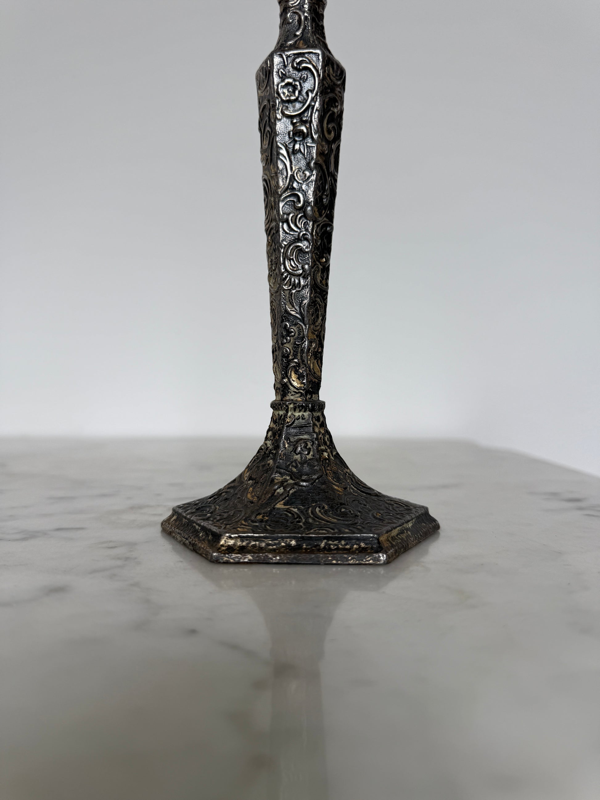 Antique, Vintage, Forgotten Fineries, Home Decor, Candlestick Holder, Chamberstick, Ornate