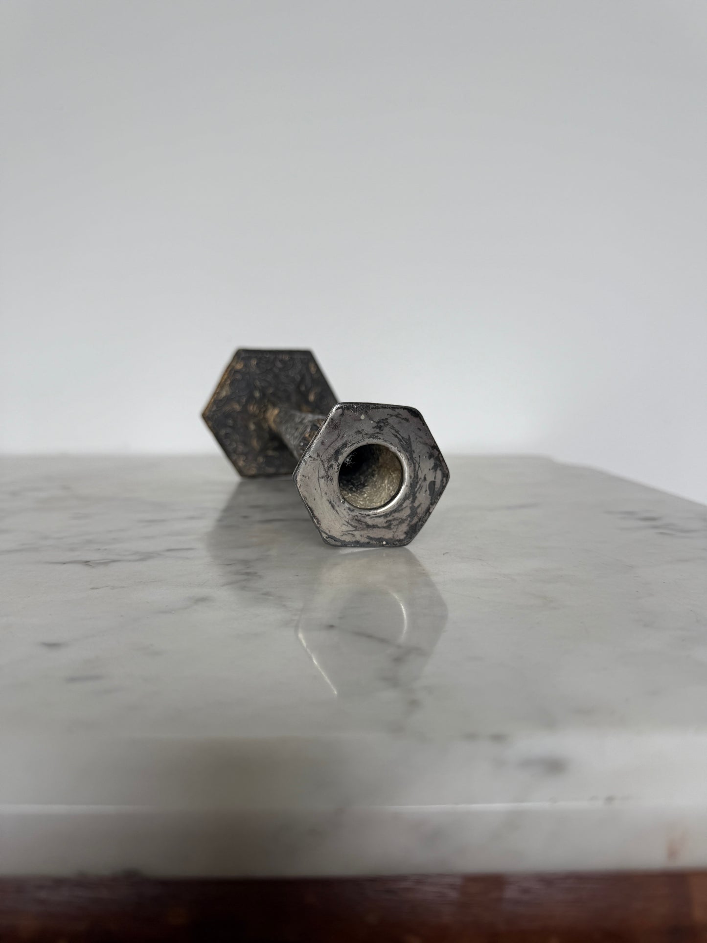 Antique, Vintage, Forgotten Fineries, Home Decor, Candlestick Holder, Chamberstick, Ornate