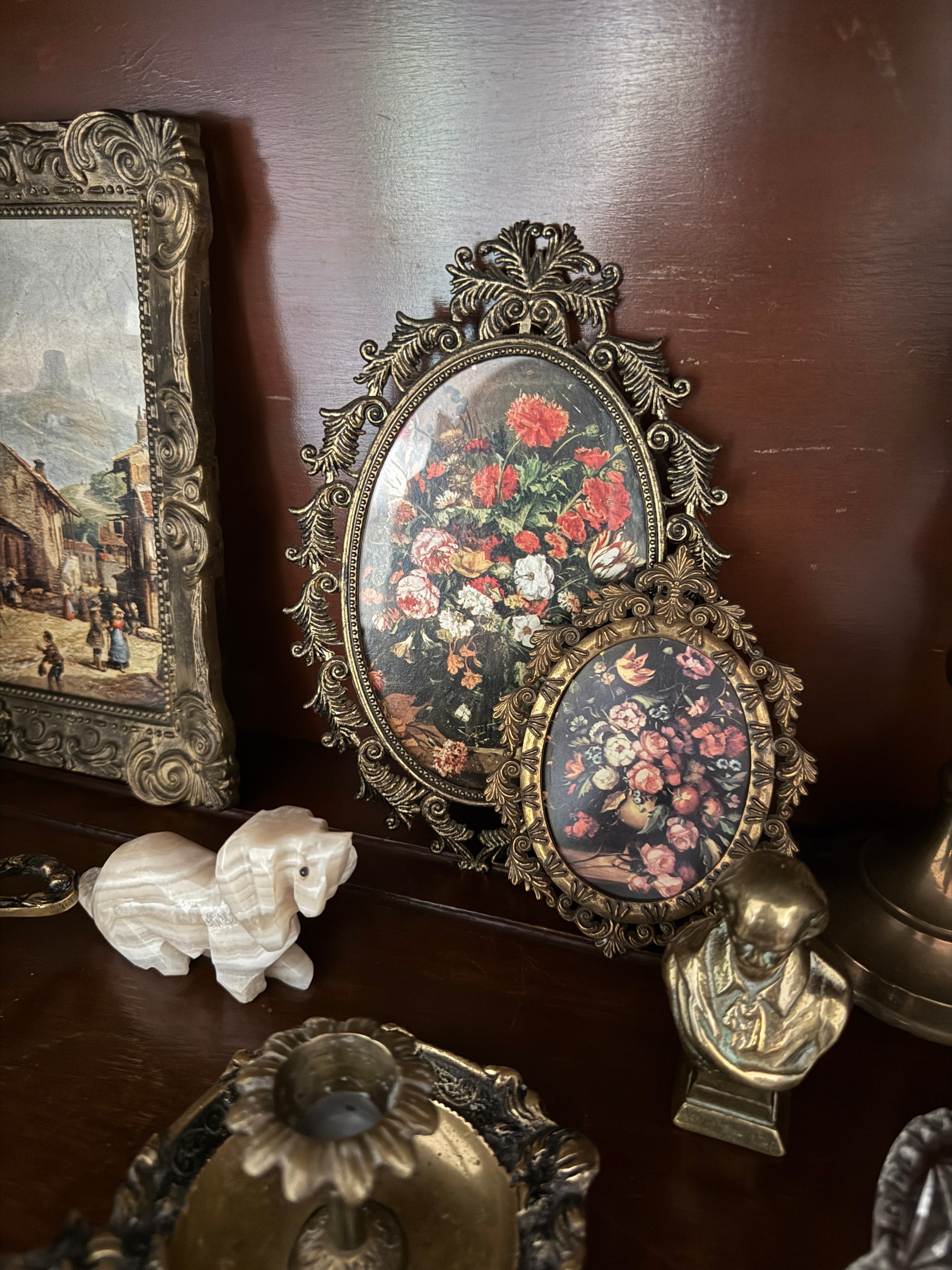 Antique, Vintage, Forgotten Fineries, Brass, Home Decor, Art, Framed artwork, Antique Artwork, Ornate 