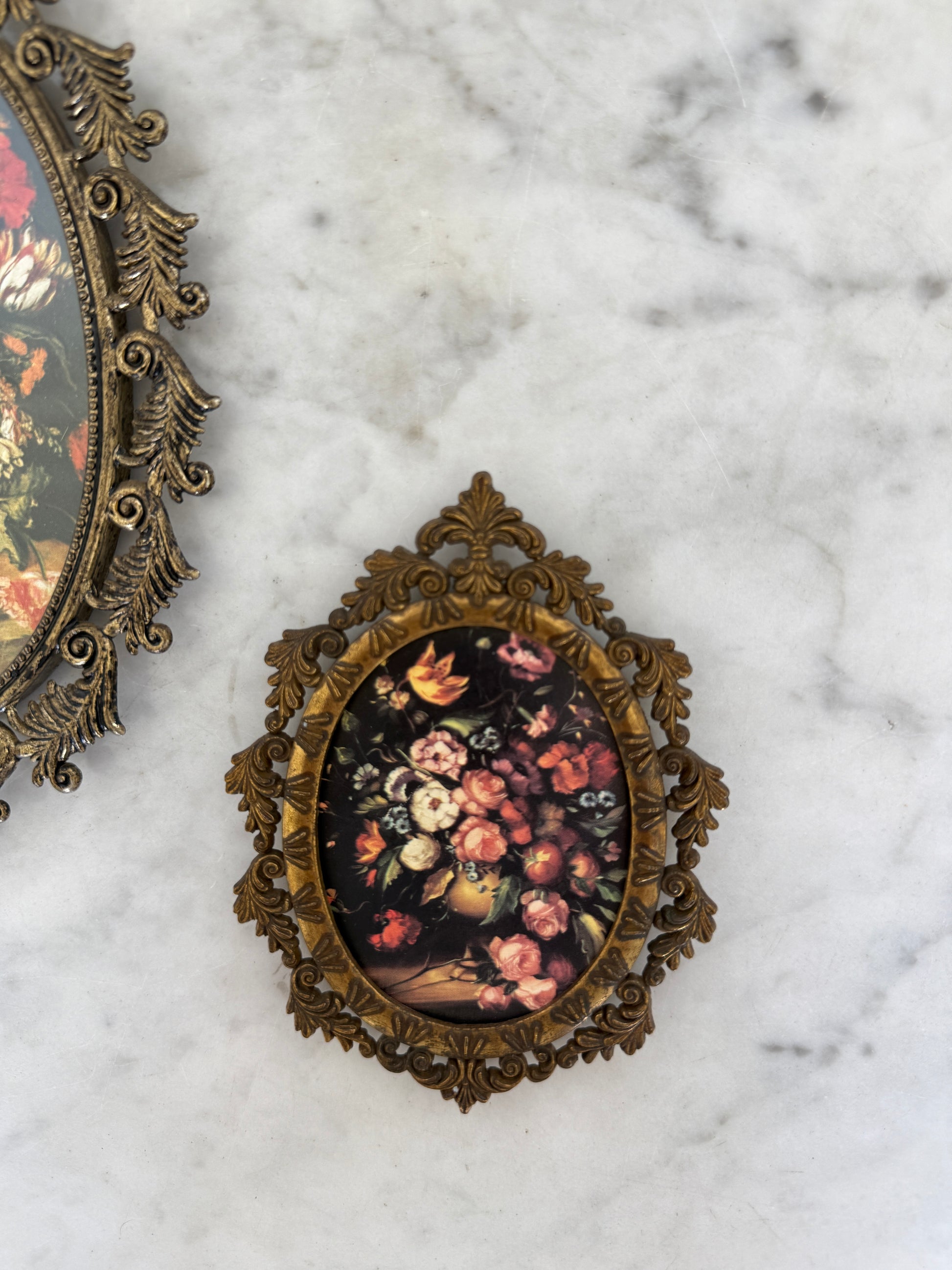 Antique, Vintage, Forgotten Fineries, Brass, Home Decor, Art, Framed artwork, Antique Artwork, Ornate