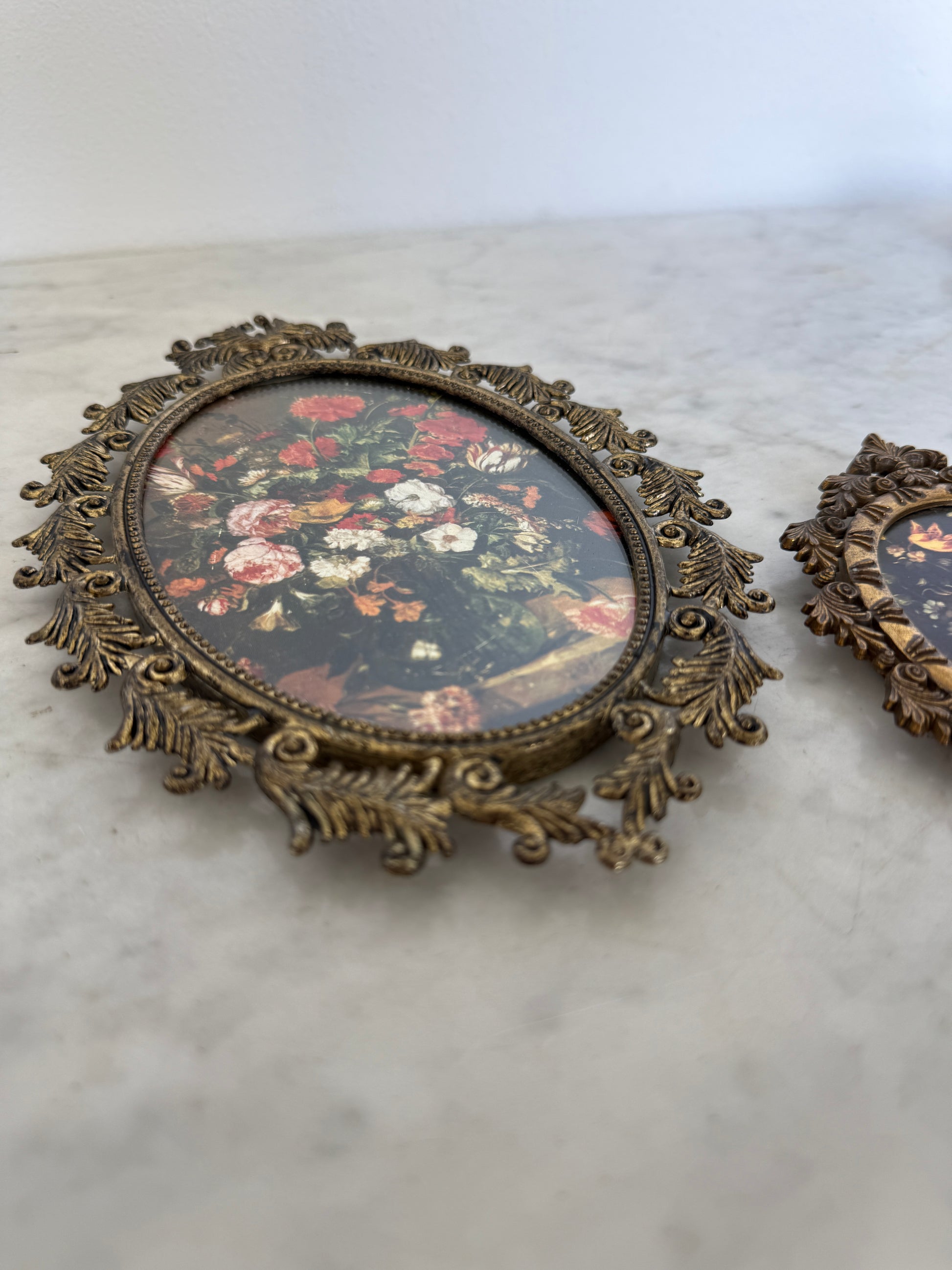 Antique, Vintage, Forgotten Fineries, Brass, Home Decor, Art, Framed artwork, Antique Artwork, Ornate