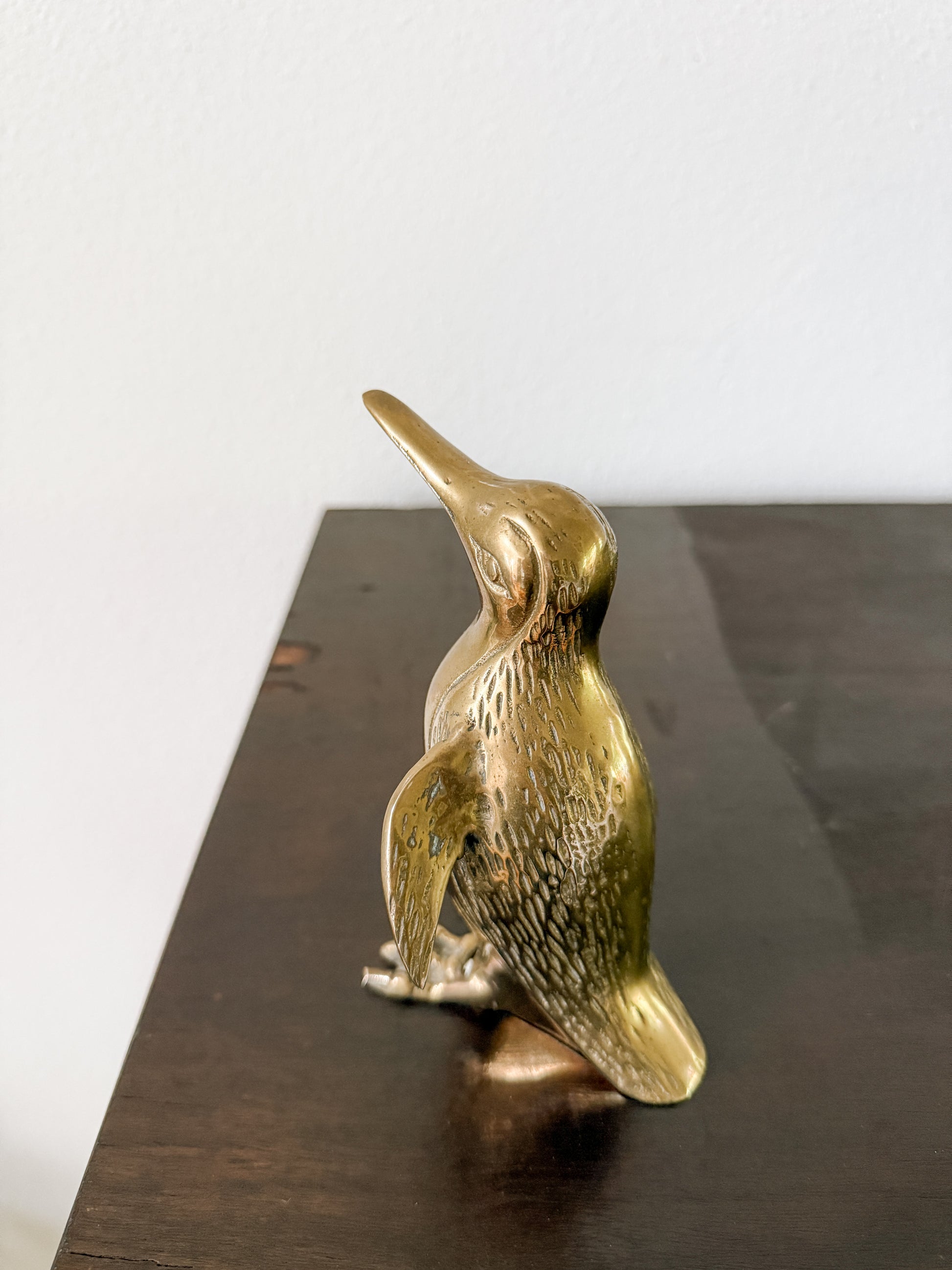 Antique, Vintage, Statue, Figurine, Brass, Paperweight, Penguin