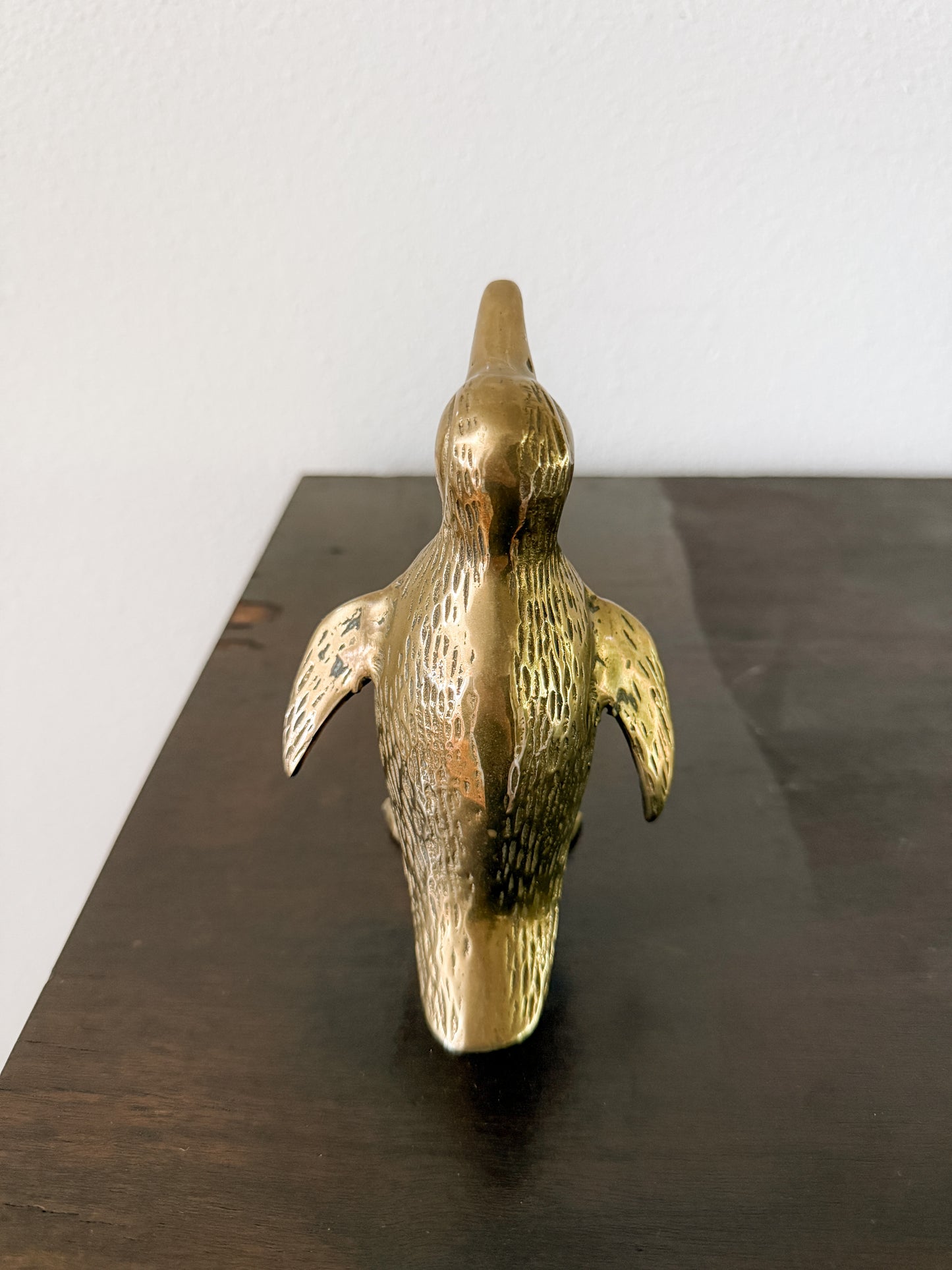 Antique, Vintage, Statue, Figurine, Brass, Paperweight, Penguin