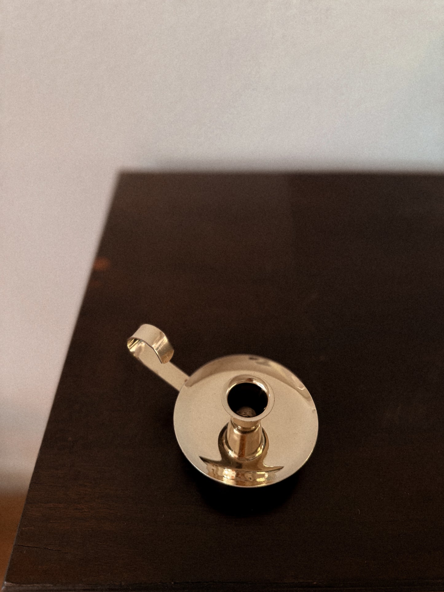 Antique, Metal Candlestick Holder, Chamberstick, Brass, Metal, Candle Holder